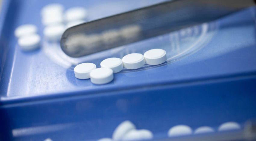 Buprenorphine pills being counted